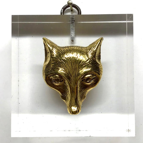 Lucite Frame with Fox (3” wide)
