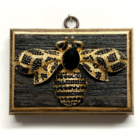 Bourbon Barrel Frame with Sparkle Bee (4.25” wide)