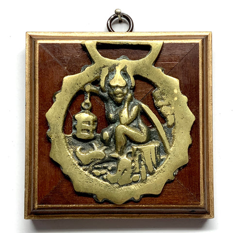 Cherry Frame with Horse Brass (3.75” wide)