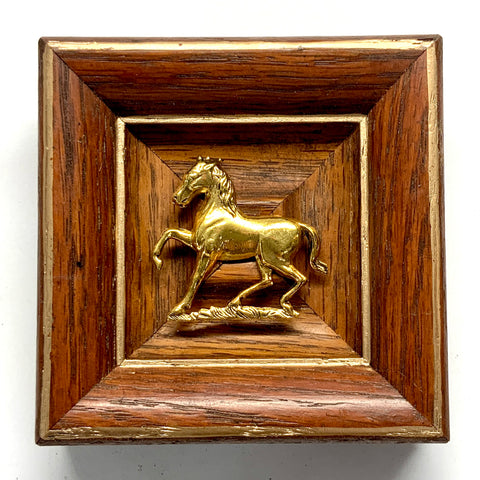 Wooden Frame with Horse (3.75