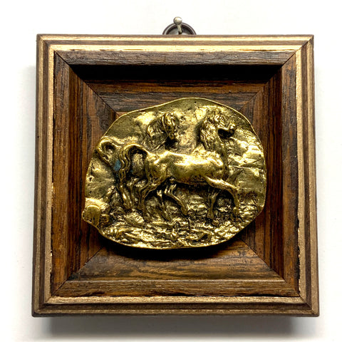 Wooden Frame with Sporting Dogs (4.25
