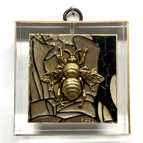Acrylic Frame with Grande Bee on Coromandel / Slight Imperfections (2.75