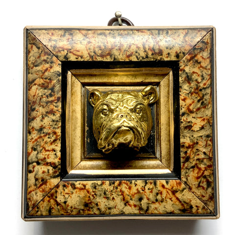 Marbled Frame with Bulldog (3.5