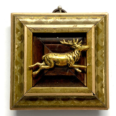 Gilt Frame with Stag (3