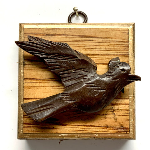 Wooden Frame with Cuckoo Clock Bird (3.25