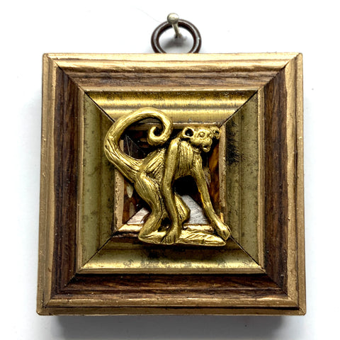 Wooden Frame with Monkey (2.75