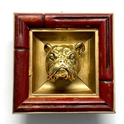 Painted Frame with Bulldog (3