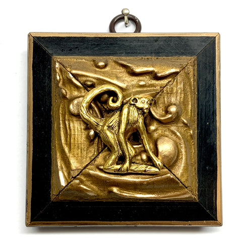 Lacquered Frame with Monkey (3.25