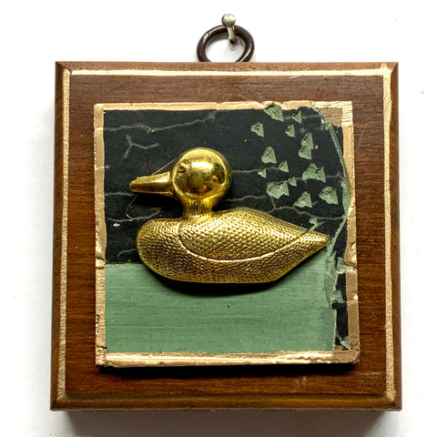Wooden Frame with Duck on Coromandel (3.25