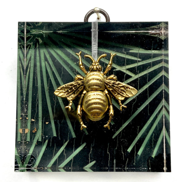 Coromandel Screen under Lucite Acrylic Frame with Grande Bee / Slight