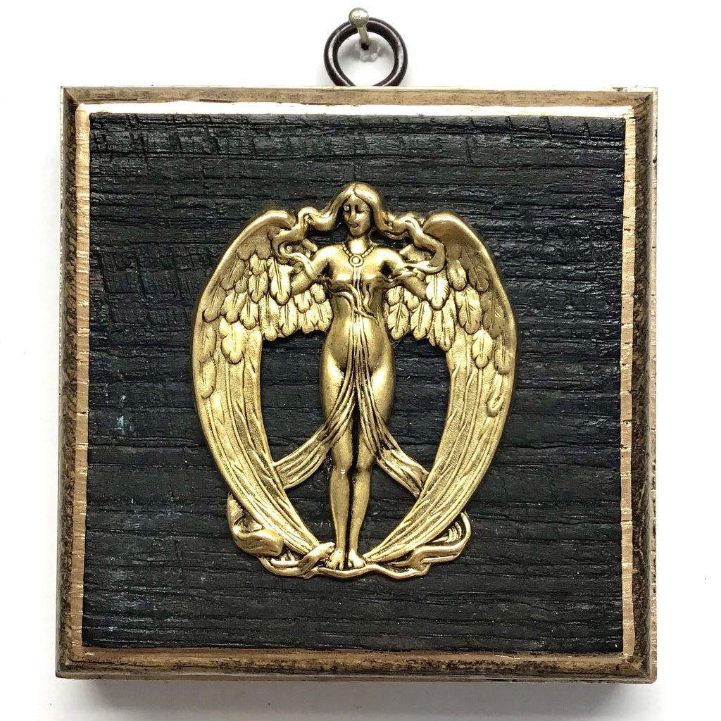 Bourbon Barrel Frame with Angel (4” wide)