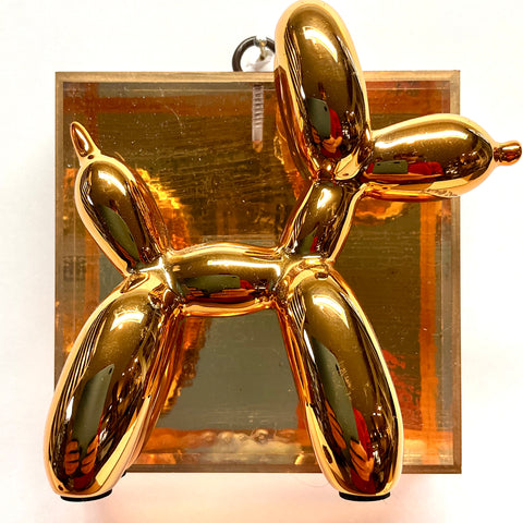 Acrylic Frame with Balloon Dog on Mylar / Slight Imperfections (4