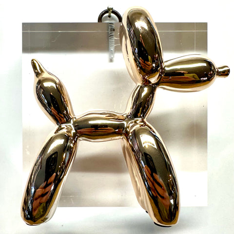 Lucite Frame with Balloon Dog (4” wide)
