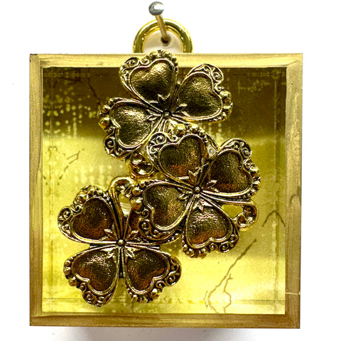 Acrylic Frame with Clovers / Slight Imperfections (2