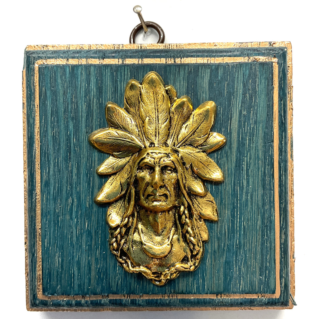 Wooden frame with Chief (4” wide)
