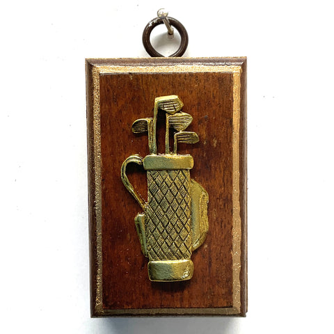 Wooden Frame with Golf Bag (2.5” wide)