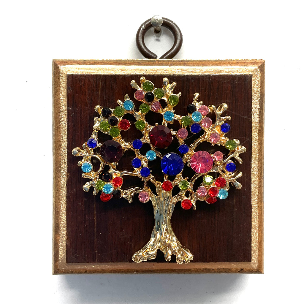 Wooden Frame with Tree of Life (2.5” wide)