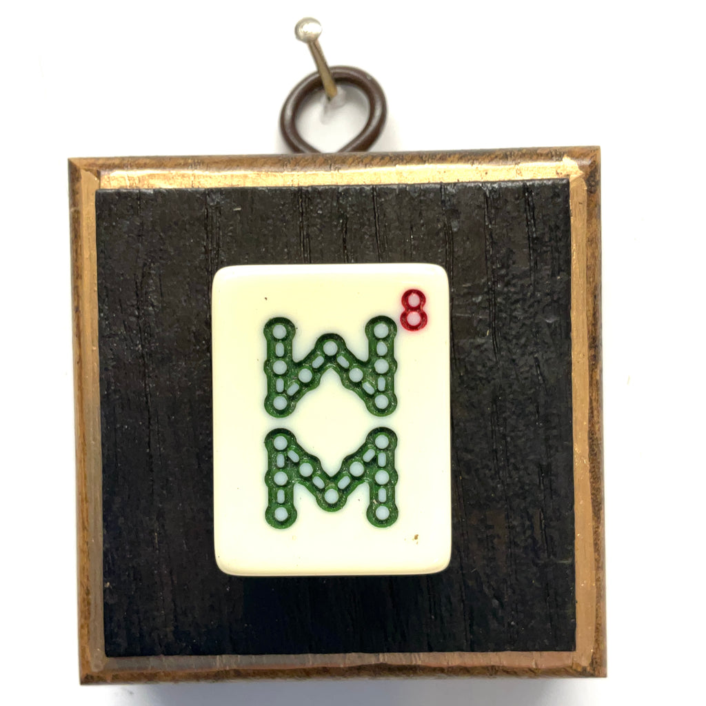 Bourbon Barrel frame with Mahjong (2.5” wide)