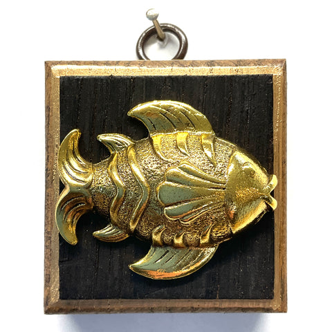 Bourbon Barrel Frame with Fish (2.5” wide)