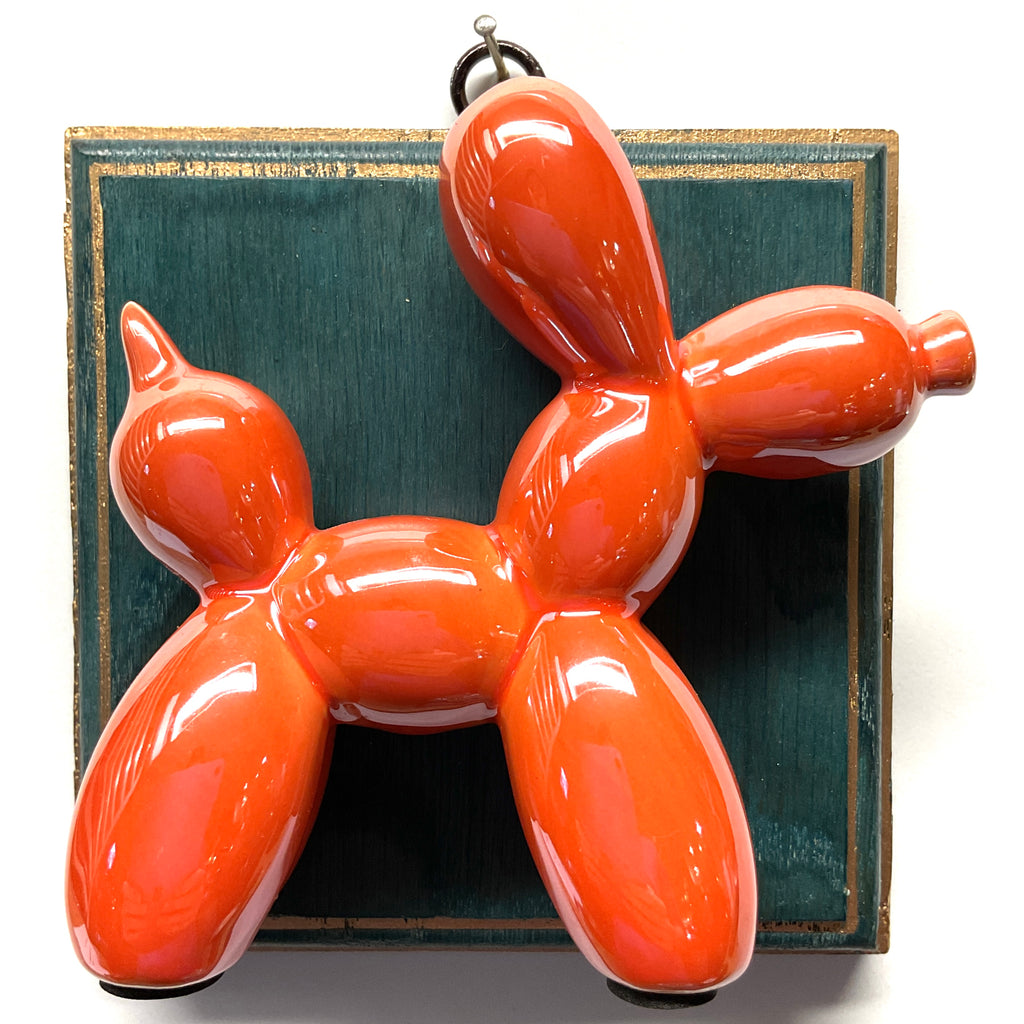 Painted Frame with Balloon Dog (5” wide)
