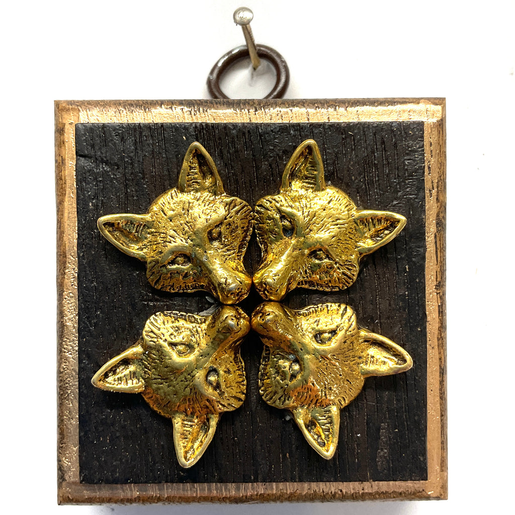 Bourbon Barrel Frame with Foxes (2.5” wide)