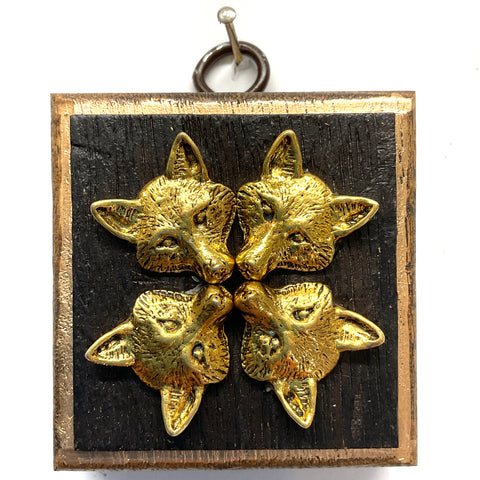 Bourbon Barrel Frame with Foxes (2.5” wide)