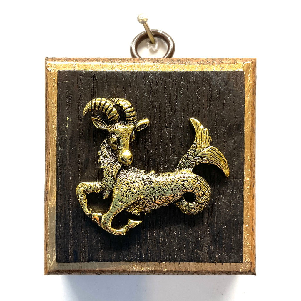 Bourbon Barrel Frame with Capricorn (2.25” wide)