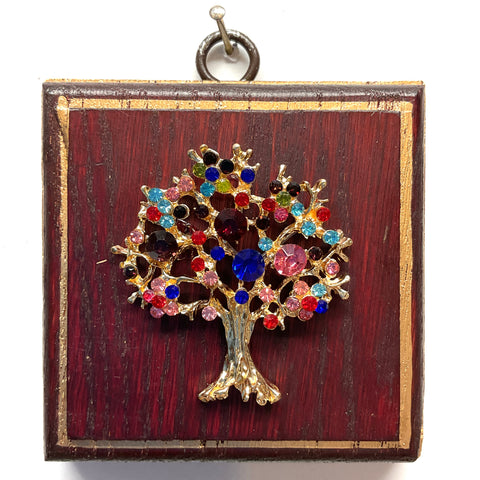 Wooden Frame with Tree of Life (3” wide)