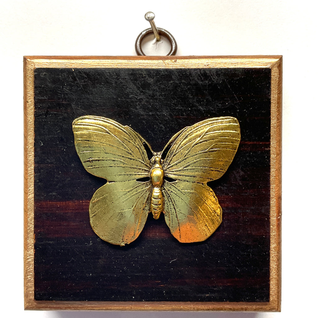 Wooden Frame with Butterfly (3.5” wide)