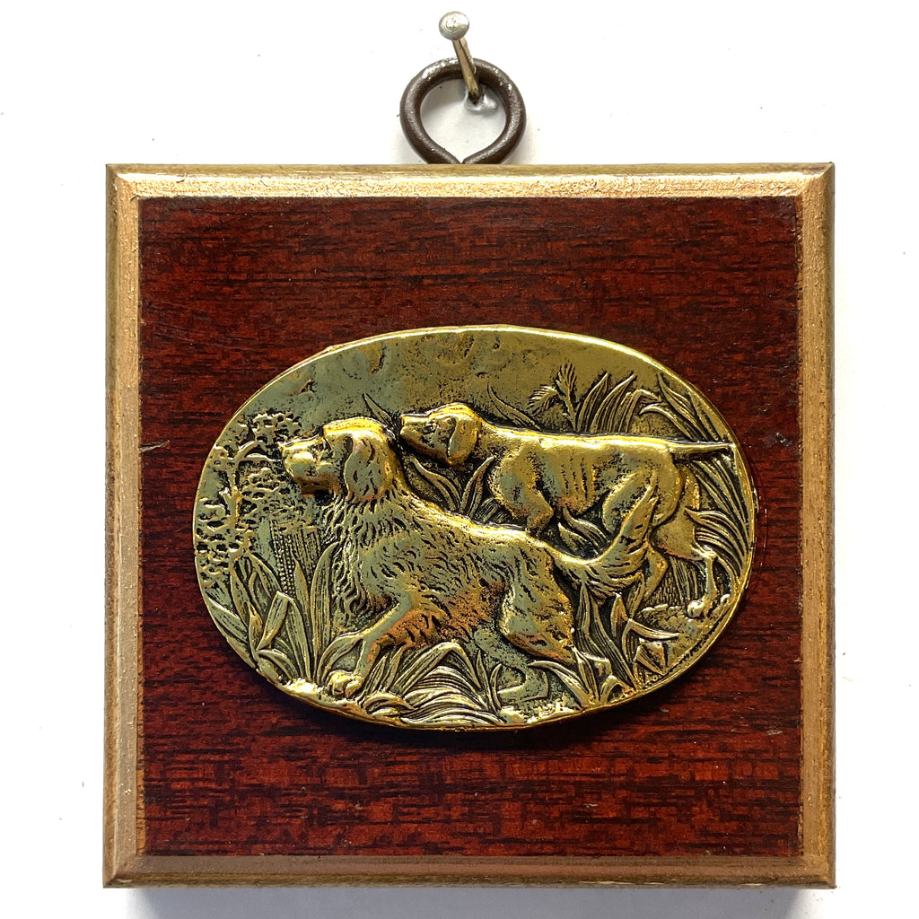 Wooden Frame with Sporting Dogs (3.25” wide)