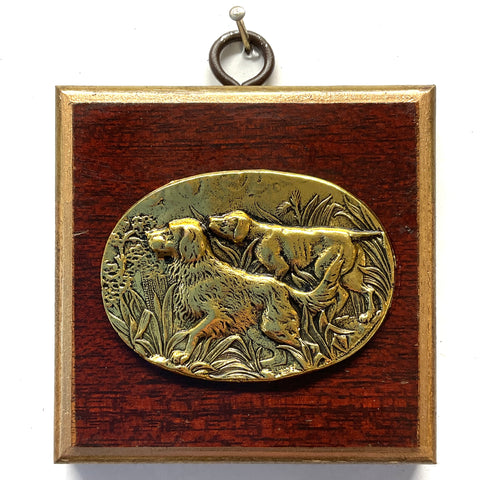Wooden Frame with Sporting Dogs (3.25” wide)