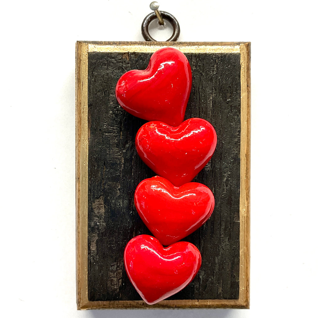Bourbon Barrel Frame with Hearts (2.5