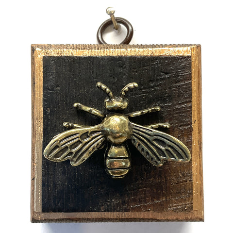 Bourbon Barrel Frame with Bee (2.5