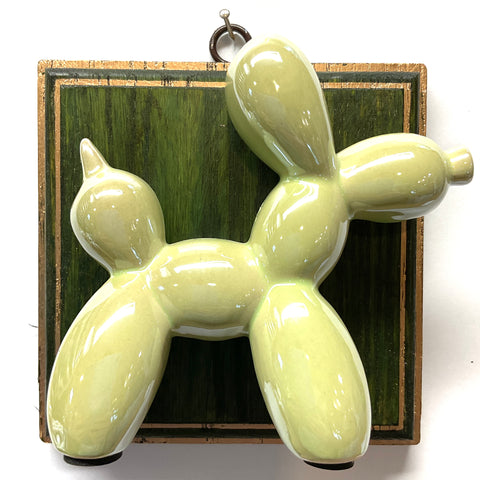 Wooden Frame with Balloon Dog (5” wide)