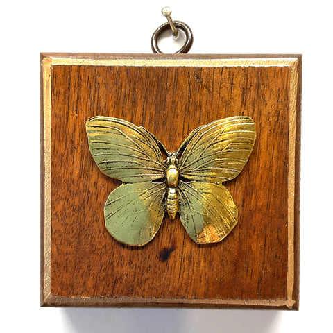 Wooden Frame with Butterfly (3.25” wide)