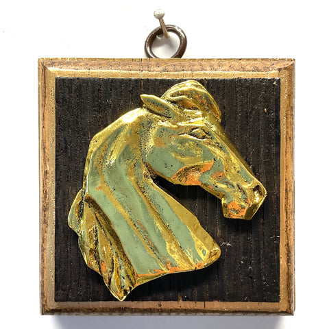 Bourbon Barrel Frame with Horse (3.25” wide)