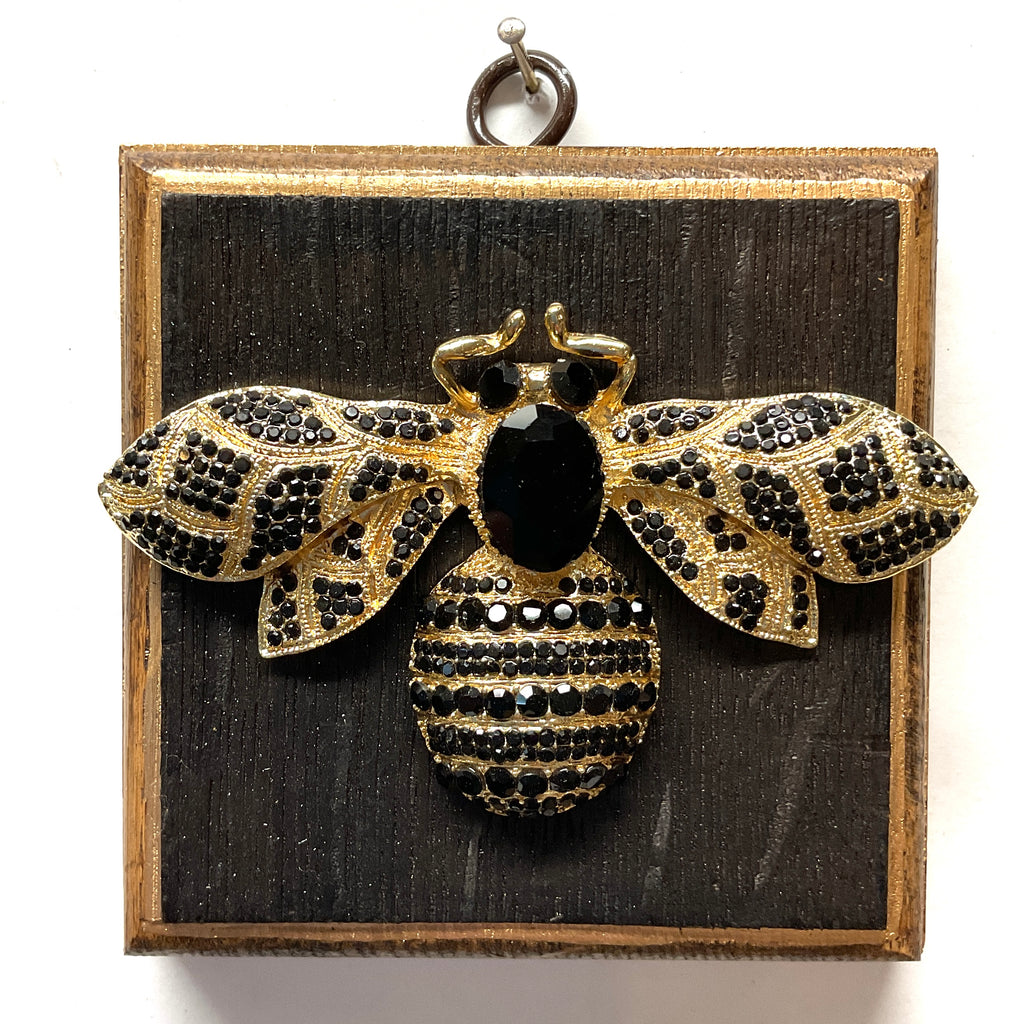 Bourbon Barrel Frame with Sparkle Bee (4” wide)