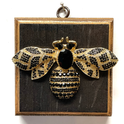 Bourbon Barrel Frame with Sparkle Bee (4” wide)