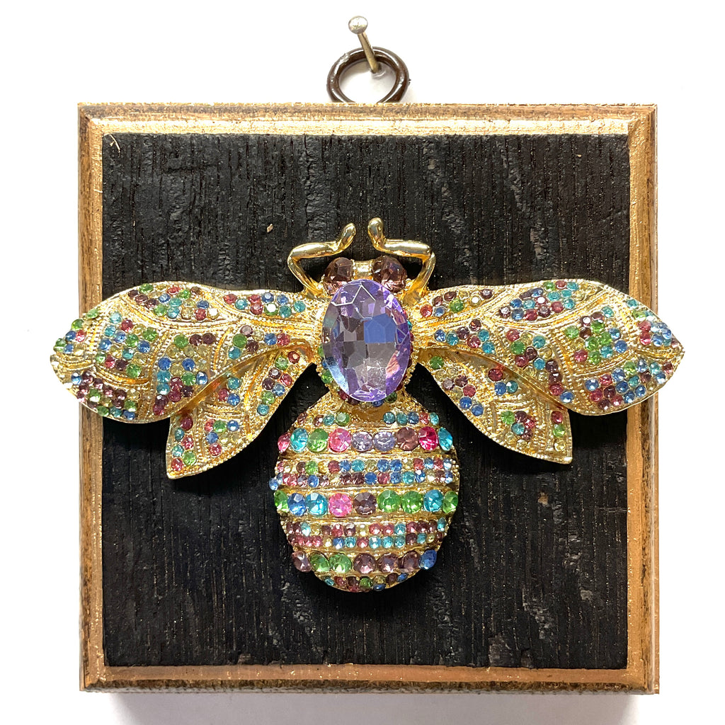 Bourbon Barrel Frame with Sparkle Bee (4” wide)