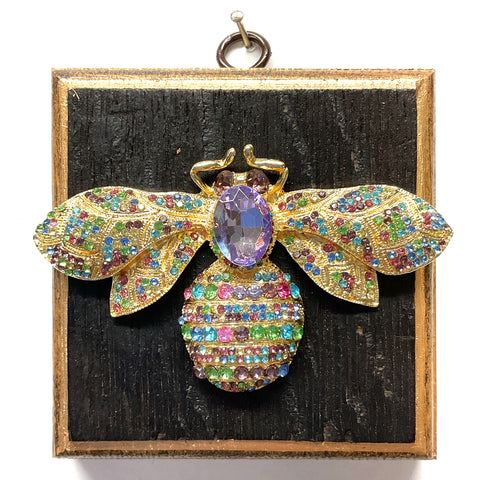 Bourbon Barrel Frame with Sparkle Bee (4” wide)