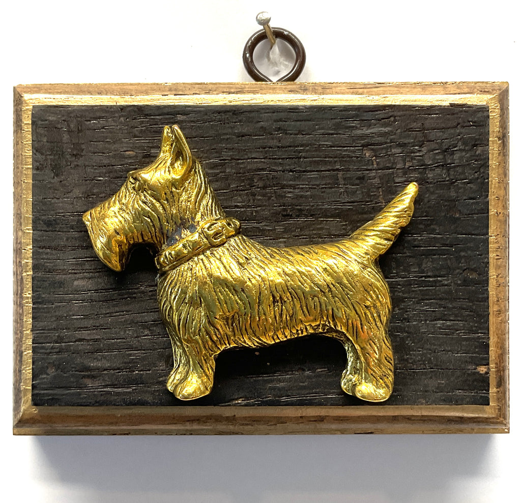 Bourbon Barrel Frame with Terrier (4.5
