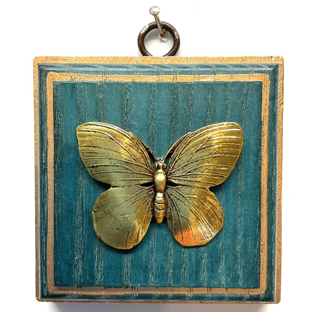 Wooden Frame with Butterfly (3” wide)