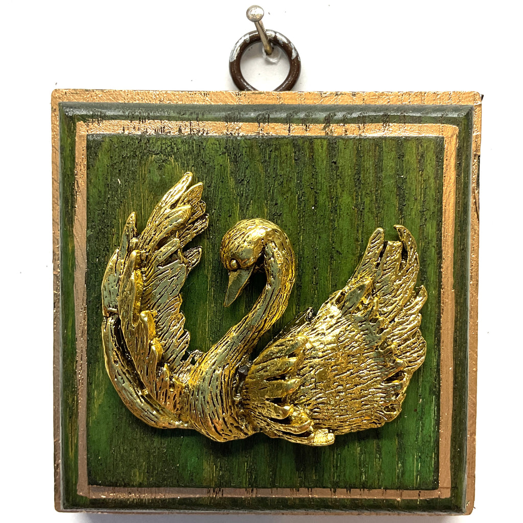 Wooden Frame with Swan (4” wide)