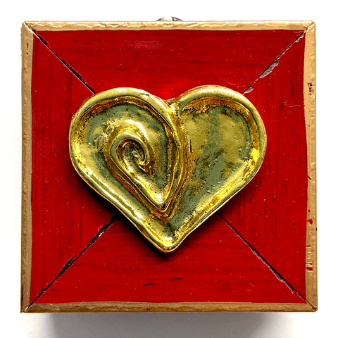 Lacquered with Heart (3” wide)
