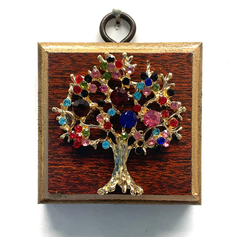 Wooden Frame with Tree of Life (2.5” wide)