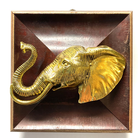 Wooden Frame with Elephant (6.5” wide)