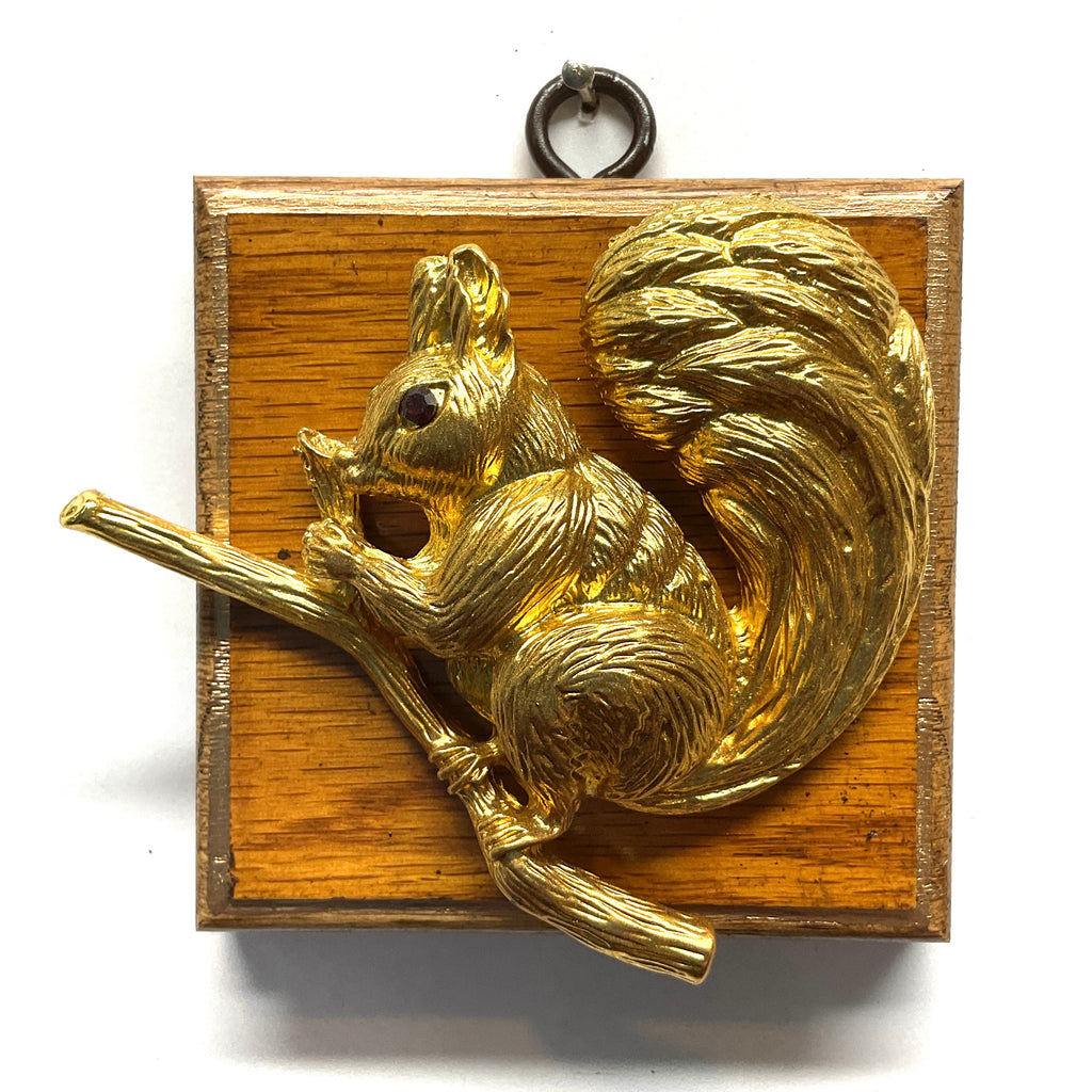 Wooden Frame with Squirrel (3” wide)
