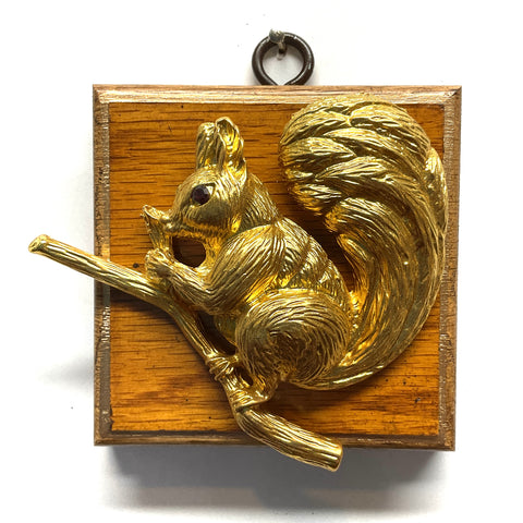 Wooden Frame with Squirrel (3” wide)