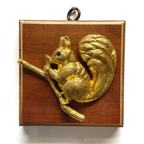 Wooden Frame with Squirrel (4” wide)