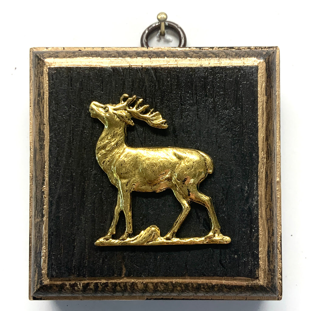 Bourbon Barrel Frame with Stag (2.75” wide)